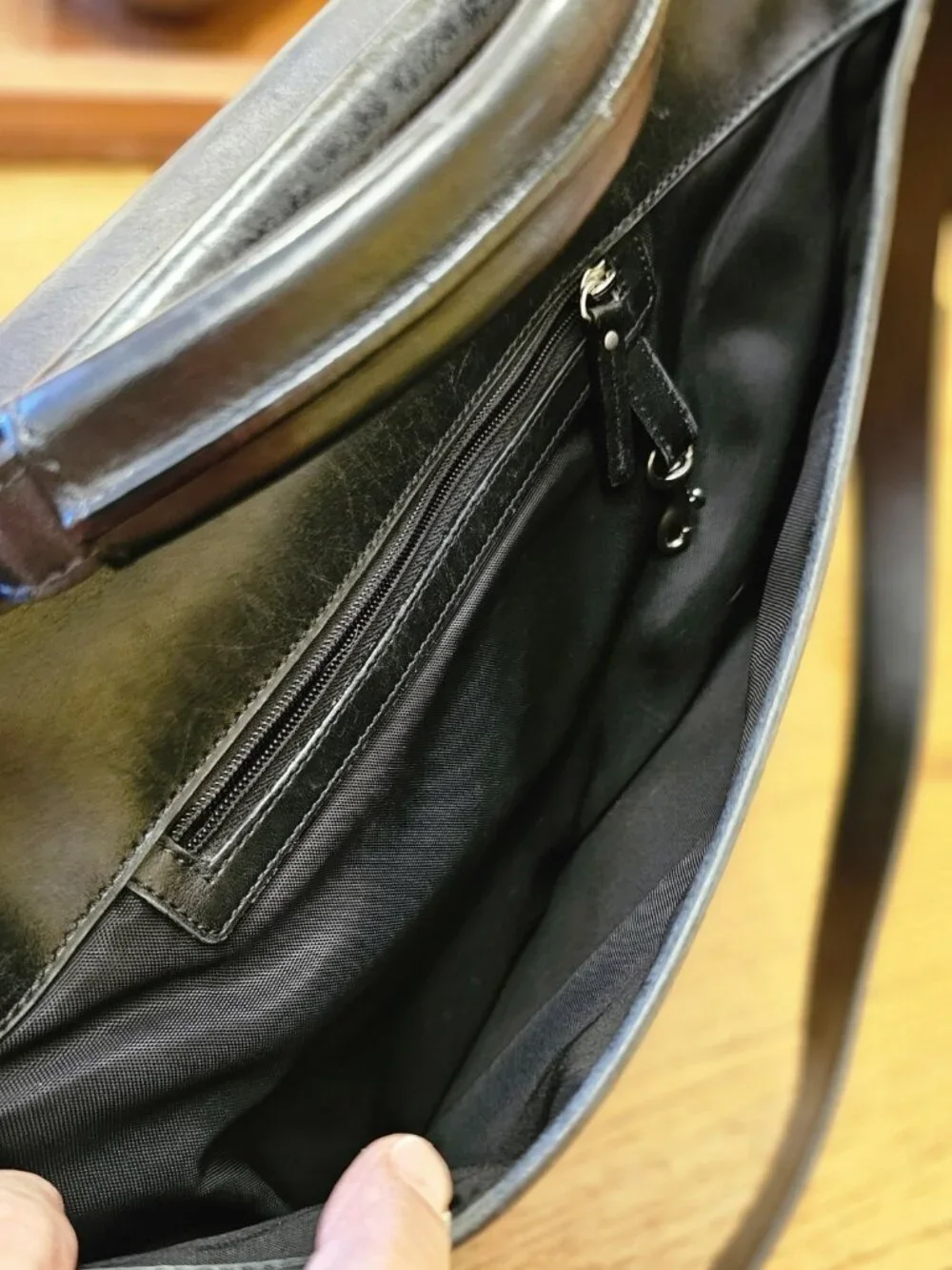 Coach Barclay Black Leather Briefcase Laptop Bag F06456 Vintage